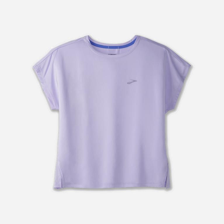 Brooks Sprint Free Breathable - Camisetas Manga Corta Mujer - Lavanda Moradas (PH0927836)